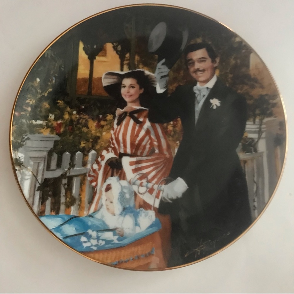 🔻🔻🔻sale Gone with the wind decorative plate